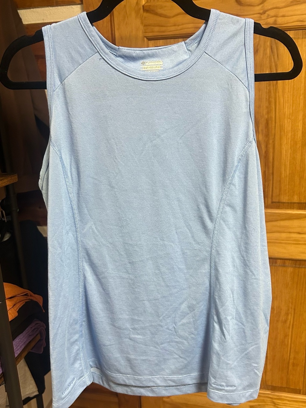 Women’s Light Blue Columbia Sleeveless Tank Top